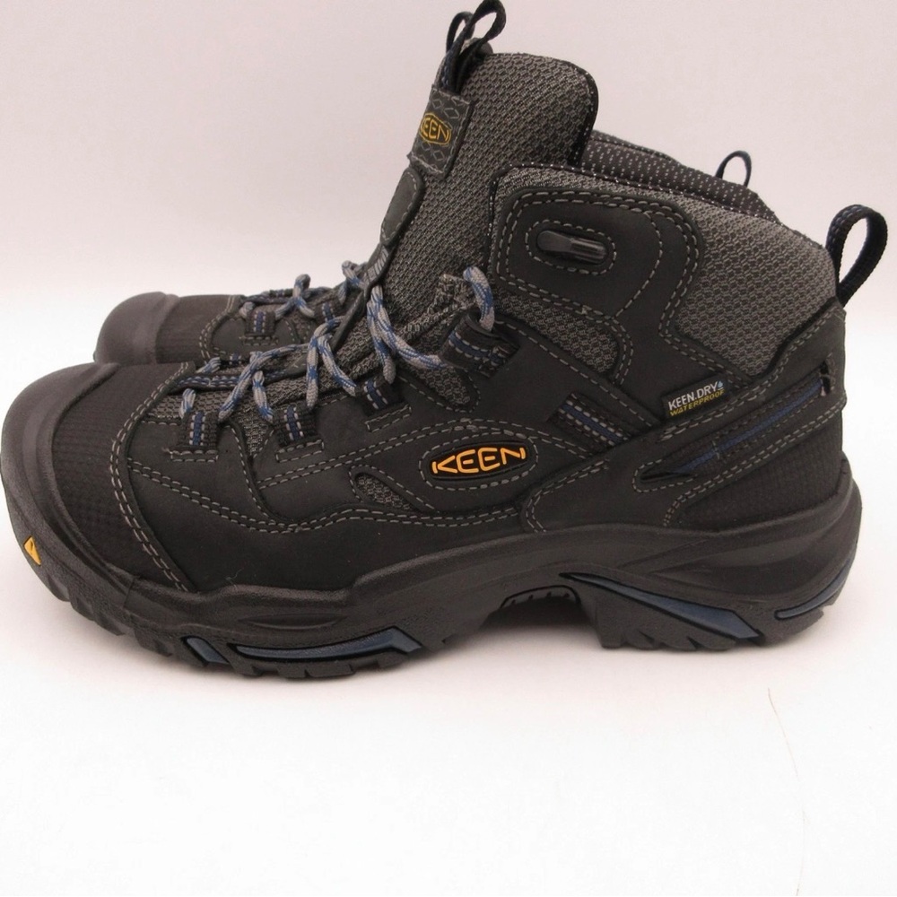 KEEN Targhee Waterproof Hiking Boots Men’s 10.5 Gray Black Trail